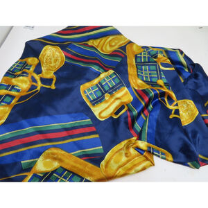 Geometric Old Accessoires Pattern Women’s Vintage Scarf 40" Square